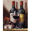  Вино и сыр Раскраска картина по номерам на холсте ZX 24064