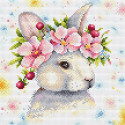  Кролик в цветах Алмазная вышивка мозаика Brilliart МС-138