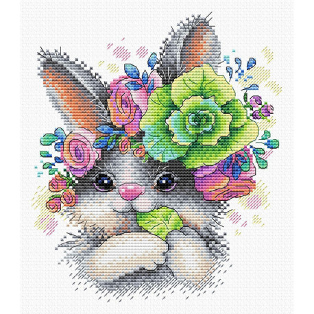 Очаровательный кролик Набор для вышивания МП Студия М-652
