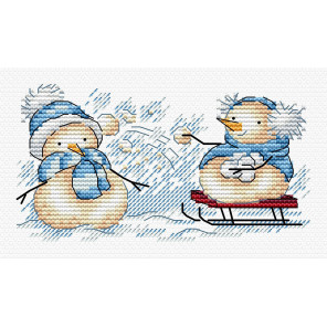  Забавные Снеговики Набор для вышивания МП Студия М-721