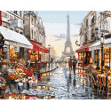  Прогулка по Парижу Алмазная вышивка мозаика без подрамника GJW4789