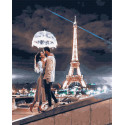  Свет Парижской любви Раскраска картина по номерам на холсте ZX 23835