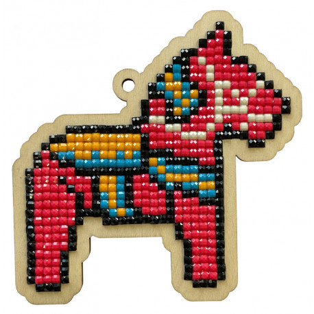  Игрушечная лошадка Алмазная мозаика подвеска U0147