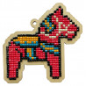  Игрушечная лошадка Алмазная мозаика подвеска U0147