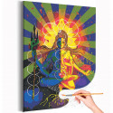 Шива Мифология Индия Мантра Буддизм Бог Религия Раскраска картина по номерам на холсте