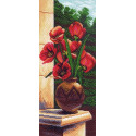Тюльпаны Ткань с рисунком для вышивания Матренин Посад