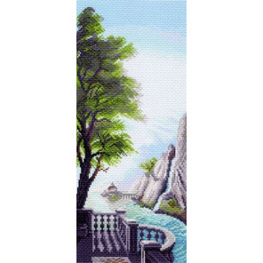  Скалистый берег Ткань с рисунком для вышивания Матренин Посад 1082