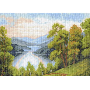  Весенний расвет Ткань с рисунком для вышивания Матренин Посад 0647