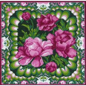  Розовый сон Ткань с рисунком для вышивания Матренин Посад 0893