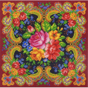  Цветочная вселенная Ткань с рисунком для вышивания Матренин Посад 1028