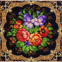 Любимый букет Ткань с рисунком для вышивания Матренин Посад