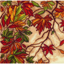 Осенний вальс Ткань с рисунком для вышивания Матренин Посад