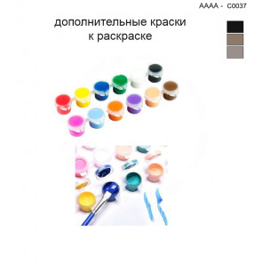 Дополнительные краски для раскраски 40х40 см AAAA-C0037