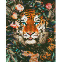 Тигр с голубыми глазами Алмазная вышивка мозаика без подрамника