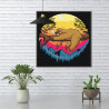  Ленивец, мечты во сне / Животные Раскраска картина по номерам на холсте AAAA-C0051