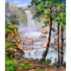 Сказочный лес Алмазная вышивка (мозаика) Цветной