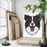  Колли / Животные / Собаки 100х125 см Раскраска картина по номерам на холсте AAAA-C0156-100x125