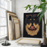  Тибетский мастиф в очках / Животные / Собаки Раскраска картина по номерам на холсте AAAA-C0171