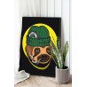  Ленивец в шапке / Животные 75х100 см Раскраска картина по номерам на холсте AAAA-C0203-75x100
