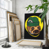  Ленивец в шапке / Животные 75х100 см Раскраска картина по номерам на холсте AAAA-C0203-75x100