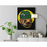  Ленивец в шапке / Животные 60х80 см Раскраска картина по номерам на холсте AAAA-C0203-60x80