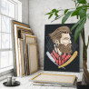 Барбер-мен Мужчина Портрет Люди 60х80 Раскраска картина по номерам на холсте