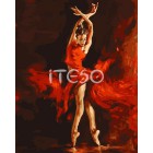 Страстный танец Раскраска картина по номерам акриловыми красками на холсте Iteso | Купить картину по номерам