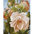 Роза Раскраска ( картина ) по номерам акриловыми красками на холсте Белоснежка | Купить раскраску по номерам