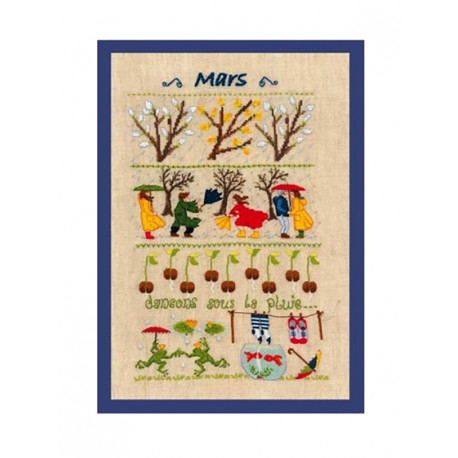  MARS (Март) Набор для вышивания Le Bonheur des Dames 1152