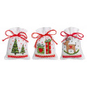 Рождественские фигурки Набор для вышивания мешочков (саше) Vervaco