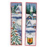  Зимние домики Набор для вышивания закладки Vervaco PN-0158348