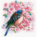 Птица среди цветов Набор для вышивания Vervaco