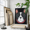  Бульдог / Животные, собаки 100х125 см Раскраска картина по номерам на холсте AAAA-C0145-100x125