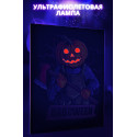 Тыква чудовище с топором Хэллоуин Happy Halloween Праздник 80х100 Раскраска картина по номерам на холсте