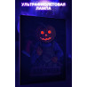 Тыква чудовище с топором Хэллоуин Happy Halloween Праздник 100х125 Раскраска картина по номерам на холсте