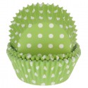 Горошек зеленый Набор бумажных форм для кексов Dolce Arti