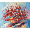 Цветочная палитра лета Раскраска ( картина ) по номерам на холсте Белоснежка