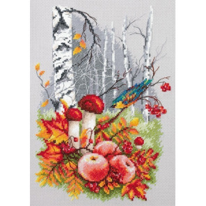  Осенняя палитра Набор для вышивания Чудесная игла 110-954