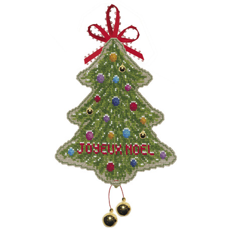  SAPIN JOYEUX NOEL (Рождественская ель) Набор для вышивания елочной игрушки Le Bonheur des Dames 2733