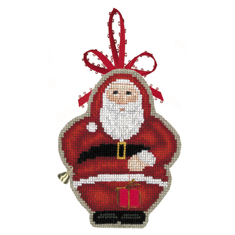  PERE NOEL (Дед мороз) Набор для вышивания елочной игрушки Le Bonheur des Dames 2728