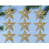  Свет звезд Набор для вышивания елочных украшений Design works 6215