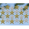  Свет звезд Набор для вышивания елочных украшений Design works 6217