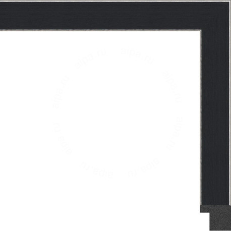 Клара (черная) Рамка для картины на подрамнике N317