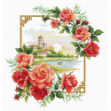  Розы Канва с рисунком для вышивки Каролинка КК 075
