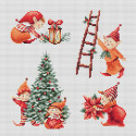  Рождественские гномы Набор для вышивания Dutch Stitch Brothers DSB017L