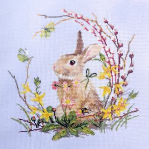  Весенний кролик Набор для вышивания Марья Искусница 03.016.19