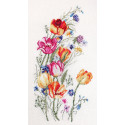 Цветы весны Набор для вышивания Марья Искусница