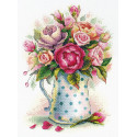  Букетик милых роз Набор для вышивания МП Студия А-052