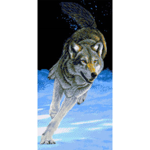  Волк Набор для вышивания Каролинка КТКН 184