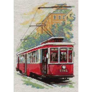  Старый трамвай Набор для вышивания Риолис 2106